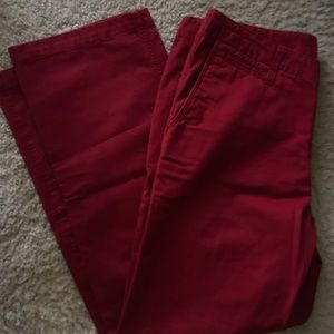 Red pants